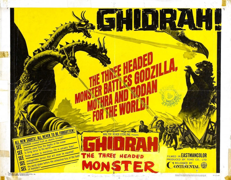 Ghidorah the 3 headed monster