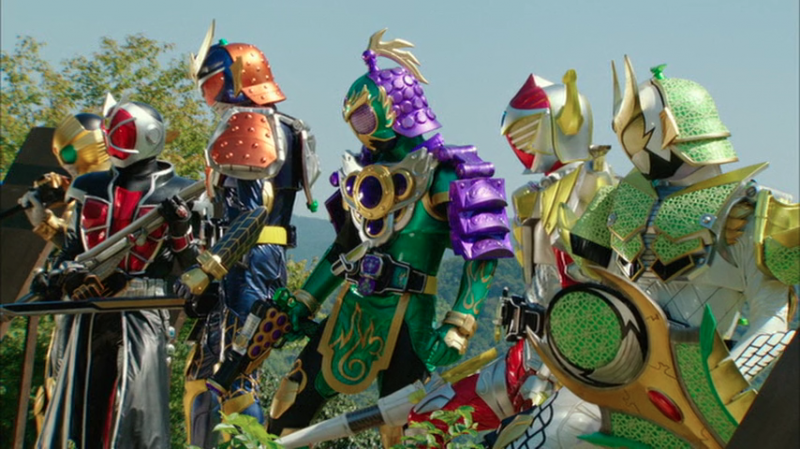 Kamen Rider X Kamen Rider Gaim & Wizard The Fated Sengoku Movie Battle