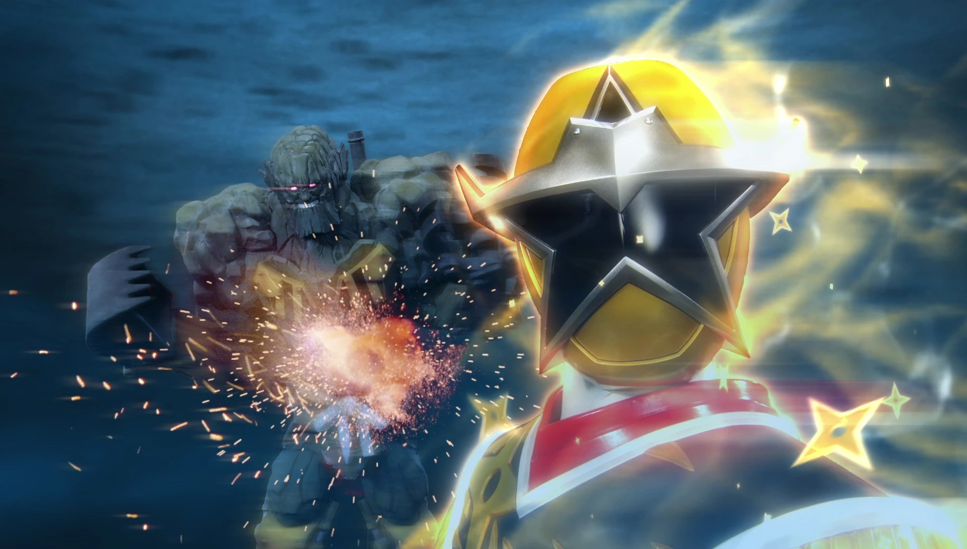 Shuriken Sentai Ninninger: AkaNinger vs. StarNinger Hundred Nin Battle!