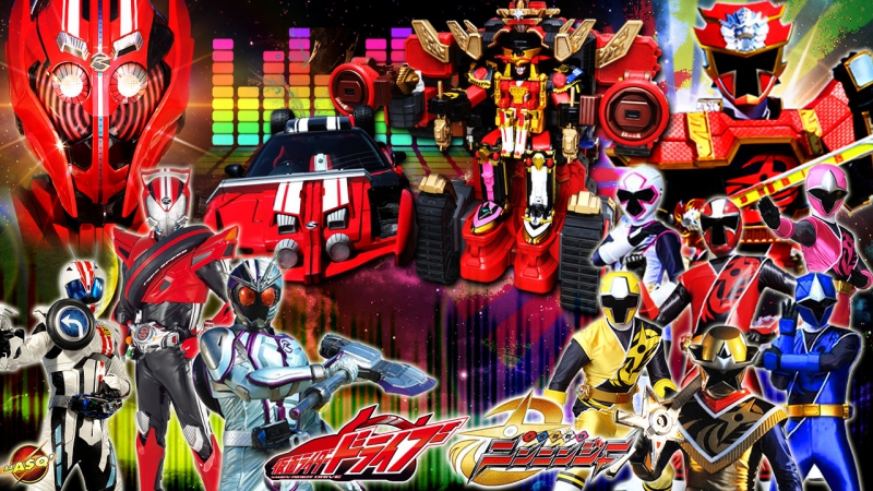 Shuriken Sentai Ninninger Vs. Kamen Rider Drive Spring Vacation One-Hour Combining Special