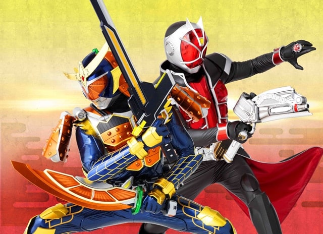 640full Kamen Rider × Kamen Rider Gaim & Wizard The Fateful Sengoku Movie Battle Poster
